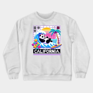 Aesthetic Pandawave Crewneck Sweatshirt